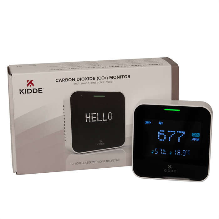 Kidde KCO2M10UK Mains Powered Carbon Monoxide (CO2) Air Quality Monitor