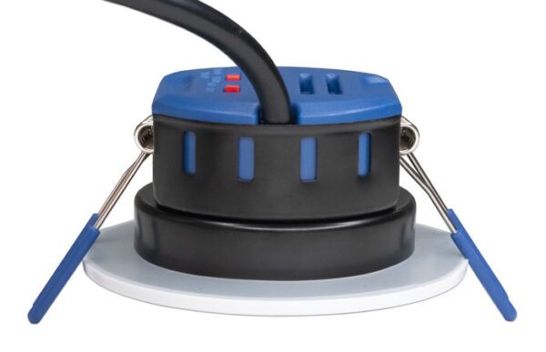 Quickwire QWDL_KOS_3 Kosnic Mauna III IP65 Fire-Rated LED Downlight Fitted with Quickwire Plug & Socket (Supplied with White Bezel as Standard)