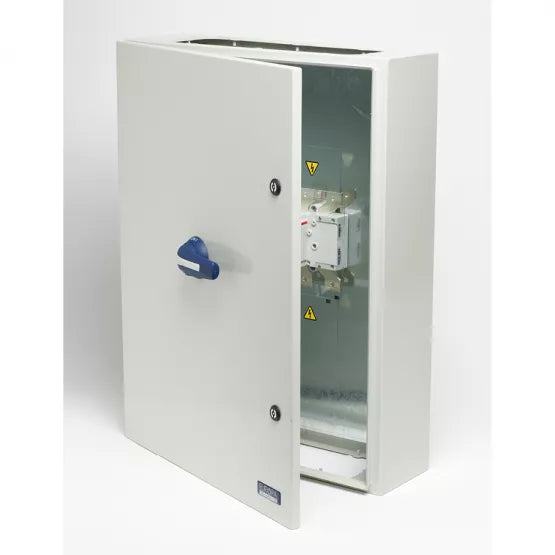 Europa LB4003PNLME 400A IP65 Steel Enclosed 3 Pole Neutral Link Switch Disconnector