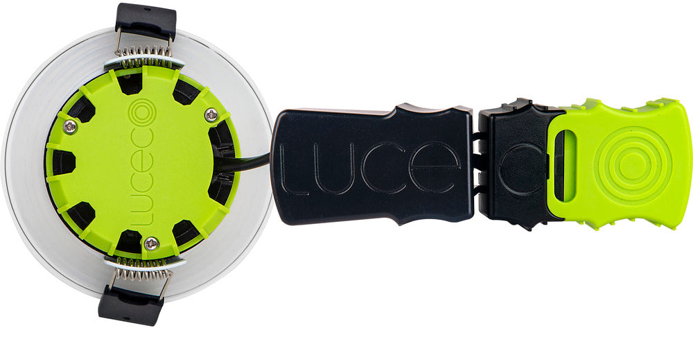 Luceco LDEF8W8D27 Element 8W 750lm IP65 Fixed Fire Rated LED Downlight Dimmable 2700K White