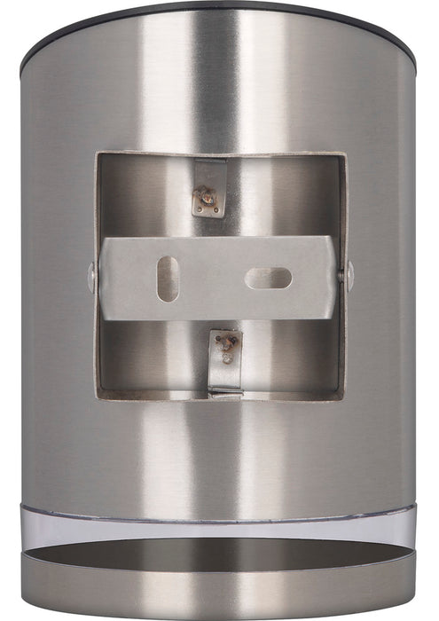 Luceco LEXDSL1S40P Solar Guardian Stainless Steel Wall Lantern with PIR Sensor IP44 100lm 2W 4000K Standard - westbasedirect.com