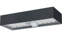 Luceco LEXSBR80G30 Decorative Solar Brick Light with PIR Sensor Slate Grey IP54 6W 800lm 3000K - westbasedirect.com
