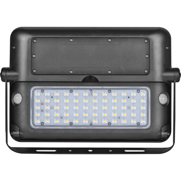 Luceco LEXSF11B40 Solar Guardian Floodlight with PIR Sensor Black IP65 10W 1080lm 4000K - westbasedirect.com