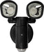 Luceco LEXT4B50S Solar Guardian Security Twin Spots Wall Light with PIR Sensor 2x2W 400lm IP44 5000K - westbasedirect.com