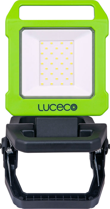 Luceco LILC10G65 Rechargeable Folding Clamp Worklight 1000lm 9W 6500K - USB Charged - westbasedirect.com