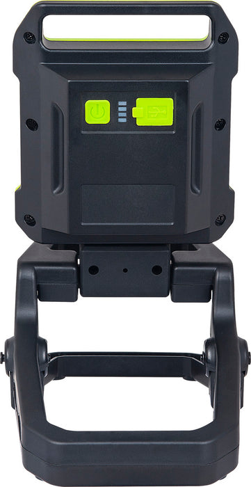 Luceco LILC10G65 Rechargeable Folding Clamp Worklight 1000lm 9W 6500K - USB Charged - westbasedirect.com