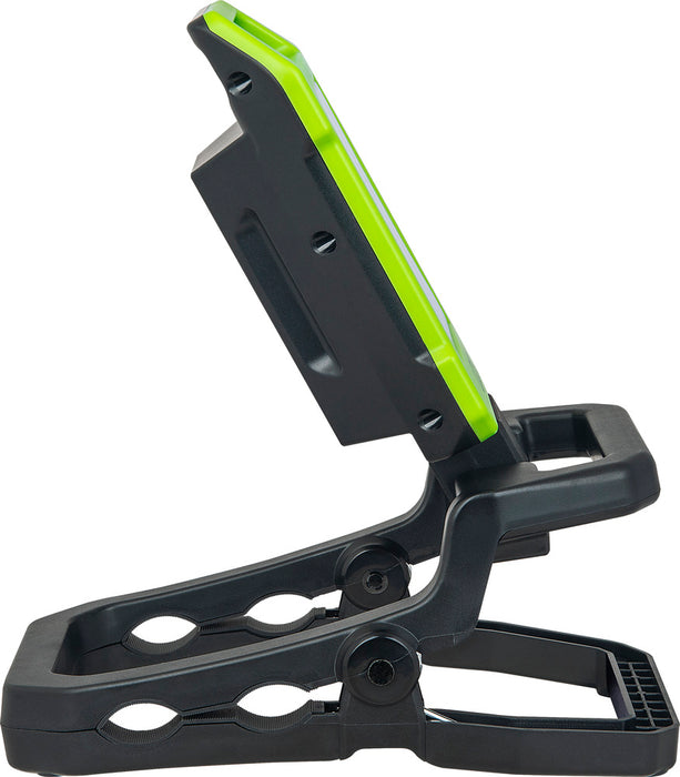 Luceco LILC10G65 Rechargeable Folding Clamp Worklight 1000lm 9W 6500K - USB Charged - westbasedirect.com
