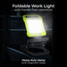 Luceco LILC10G65 Rechargeable Folding Clamp Worklight 1000lm 9W 6500K - USB Charged - westbasedirect.com