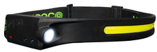 Luceco LILHF35P65 Flexable Headtorch with Motion Sensor 350lm+150lm USB Rechargeable - westbasedirect.com