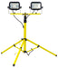 Luceco LSLTTW2181V Site 110V Twin Head Tripod Work Light 2x1800lm 2x22W - westbasedirect.com