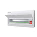 LIVE Electrical LSMC24M-SP 24 Module Metal Clad Consumer Unit c/w 125A Main Switch +20/40kA SPD (21 Usable Way) - westbasedirect.com