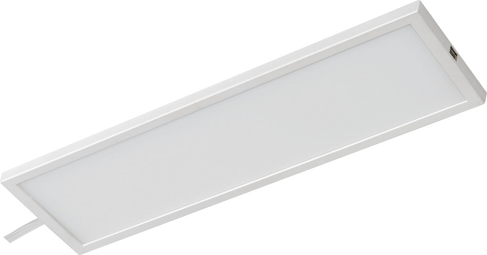 Luceco LUCP50WH30 8W 500lm 300x100mm Under Cabinet Slimline Panel Extension Kit Sensor Dimmable 3000K
