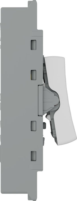 BG GridLite M12 20A 16AX SP 2-Way Switch Module - White