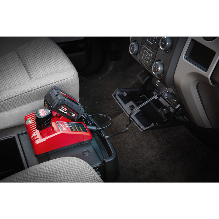 Milwaukee M12-18AC In Car Charger for 12V & 18V Batteries - westbasedirect.com