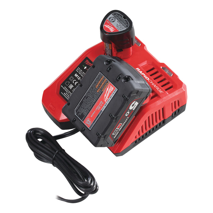 Milwaukee M12-18FC Fast Multi-Voltage Charger 240V - westbasedirect.com