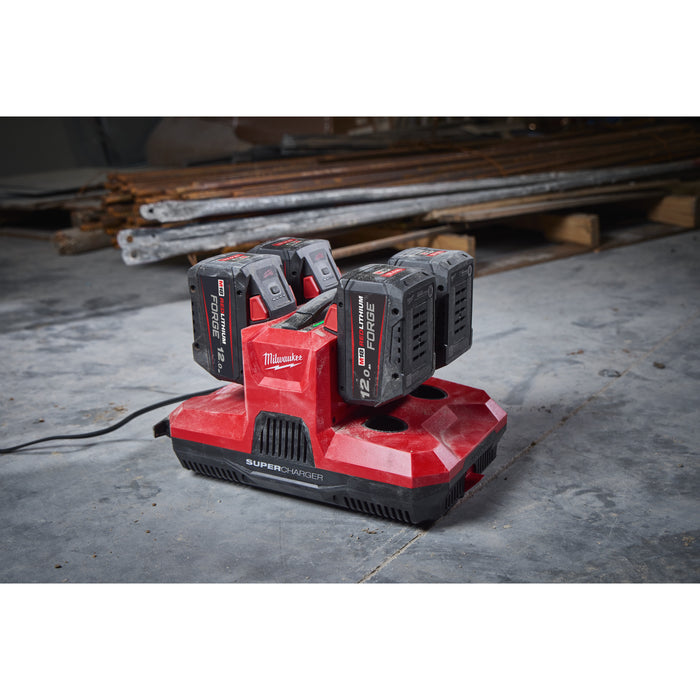 Milwaukee M12-18 MBPSC4 Multi Bay PACKOUT Super Charger