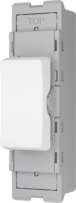 BG GridLite M12C 20A SP 2-Way (Centre Off) Switch Module - White