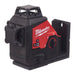 Milwaukee M123PL-0C 12V Green 360° 3 Plane Laser with Case - Bare Unit - westbasedirect.com