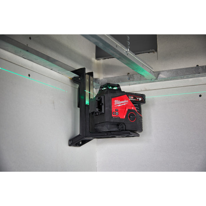 Milwaukee M123PL-0C 12V Green 360° 3 Plane Laser with Case - Bare Unit - westbasedirect.com