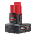 Milwaukee M12B6 12V REDLITHIUM 6.0Ah Li-Ion Battery - westbasedirect.com