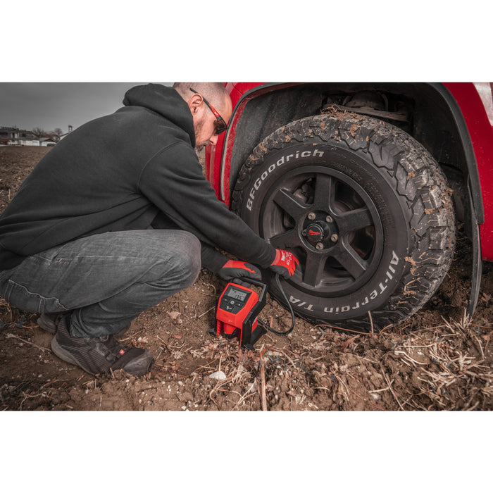 Milwaukee M12BI-0 12V Compact Inflator - Bare Unit - westbasedirect.com