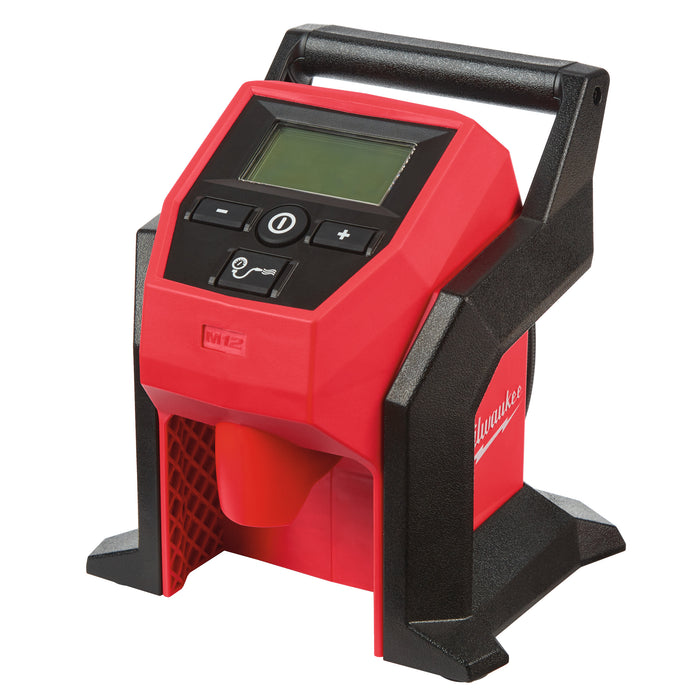 Milwaukee M12BI-0 12V Compact Inflator - Bare Unit - westbasedirect.com