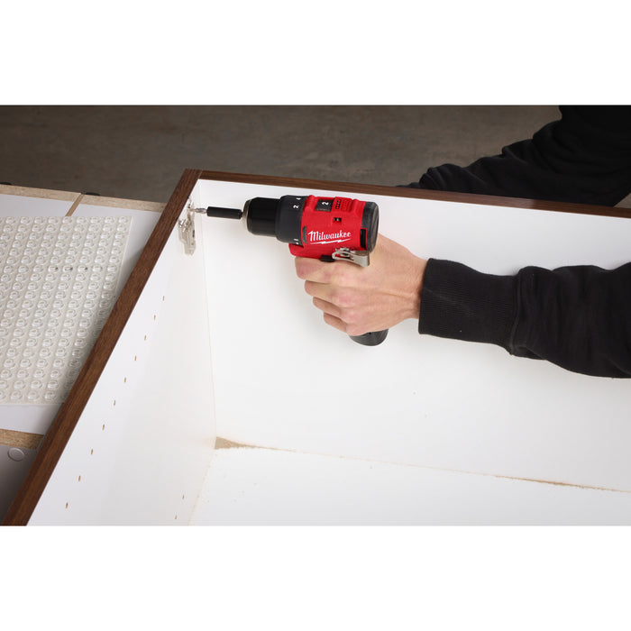 Milwaukee M12BLDDRC-202C 12V FUEL Brushless Compact Drill Driver, 2x 2.0Ah Batteries, Charger & Case - westbasedirect.com