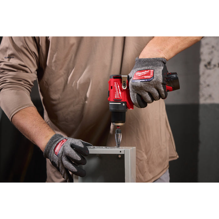Milwaukee M12BLDDRC-202C 12V FUEL Brushless Compact Drill Driver, 2x 2.0Ah Batteries, Charger & Case - westbasedirect.com