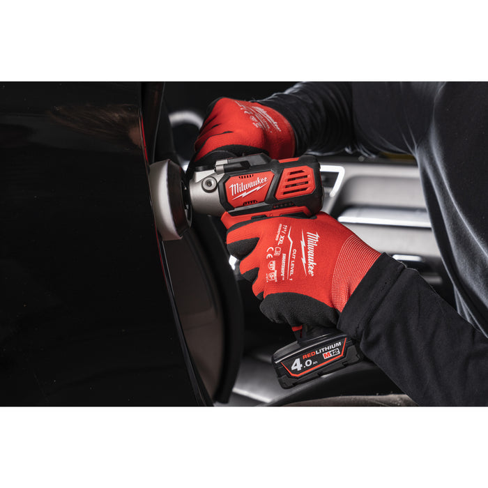 Milwaukee M12BPS-421X 12V Sub Compact Polisher/Sander, 1x 4.0Ah Battery, 1x 2.0Ah Battery, Charger & Case - westbasedirect.com