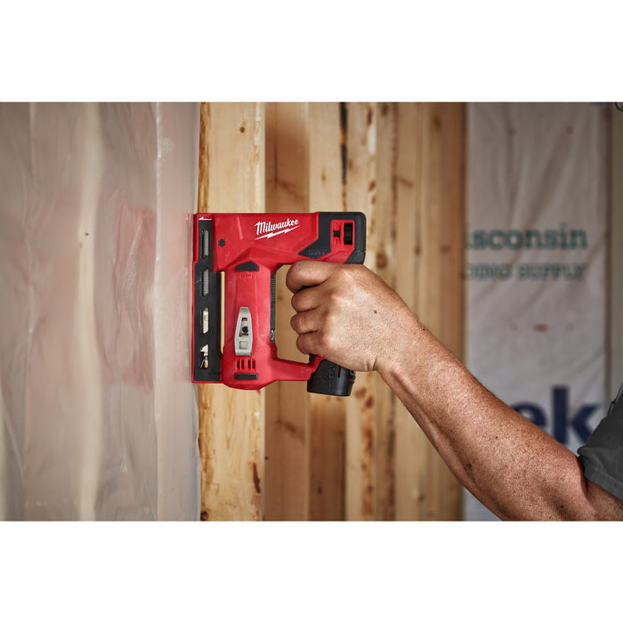 Milwaukee M12BST-0 12V Sub Compact Stapler - Bare Unit - westbasedirect.com