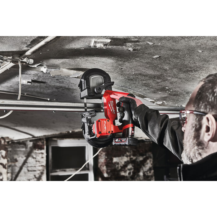 Milwaukee M12FBS64-0C 12V FUEL Cordless 64mm Band Saw with Case - Bare Unit - westbasedirect.com
