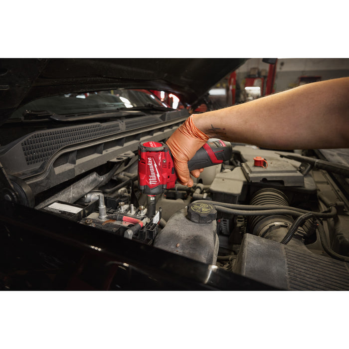 Milwaukee M12FCIWF38G3-0 12V FUEL Brushless 3/8'' Impact Wrench with Friction Ring - Bare Unit - westbasedirect.com