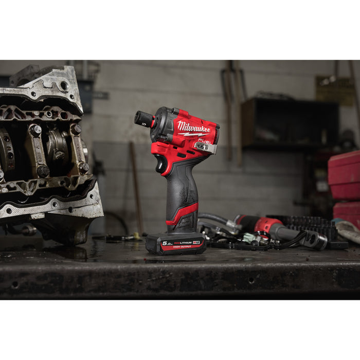 Milwaukee M12FCIWF38G3-0 12V FUEL Brushless 3/8'' Impact Wrench with Friction Ring - Bare Unit - westbasedirect.com