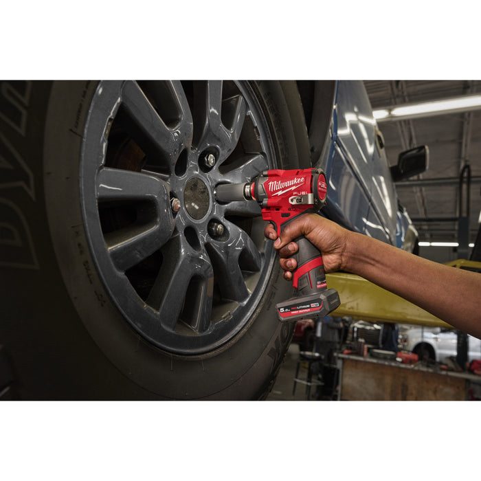 Milwaukee M12FCIWF38G3-0 12V FUEL Brushless 3/8'' Impact Wrench with Friction Ring - Bare Unit - westbasedirect.com
