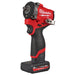 Milwaukee M12FCIWF38G3-502X 12V FUEL Compact 3/8" Impact Wrench with Friction Ring, 2x 5.0Ah Batteries, Charger & Case - westbasedirect.com