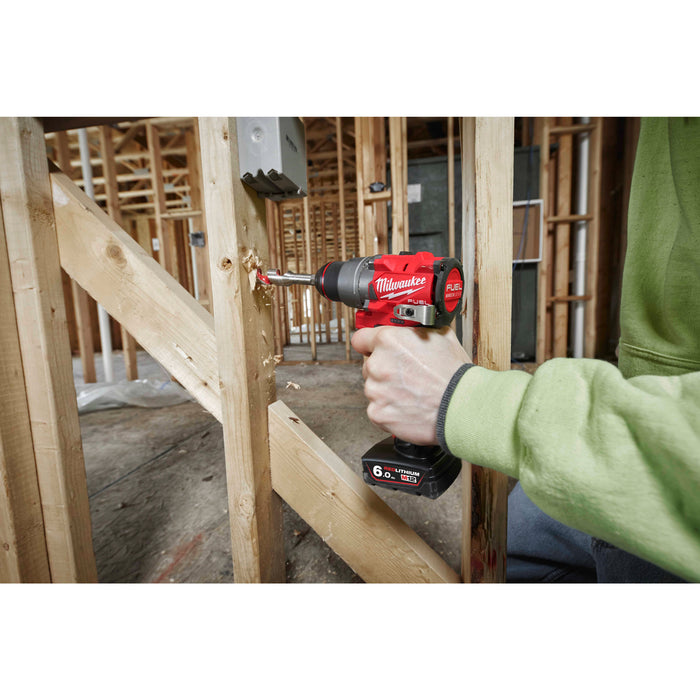 Milwaukee M12FDD2-602X 12V FUEL Cordless Sub Compact 2-Speed Drill Driver, 2x 6.0Ah Batteries, Charger & Case - westbasedirect.com