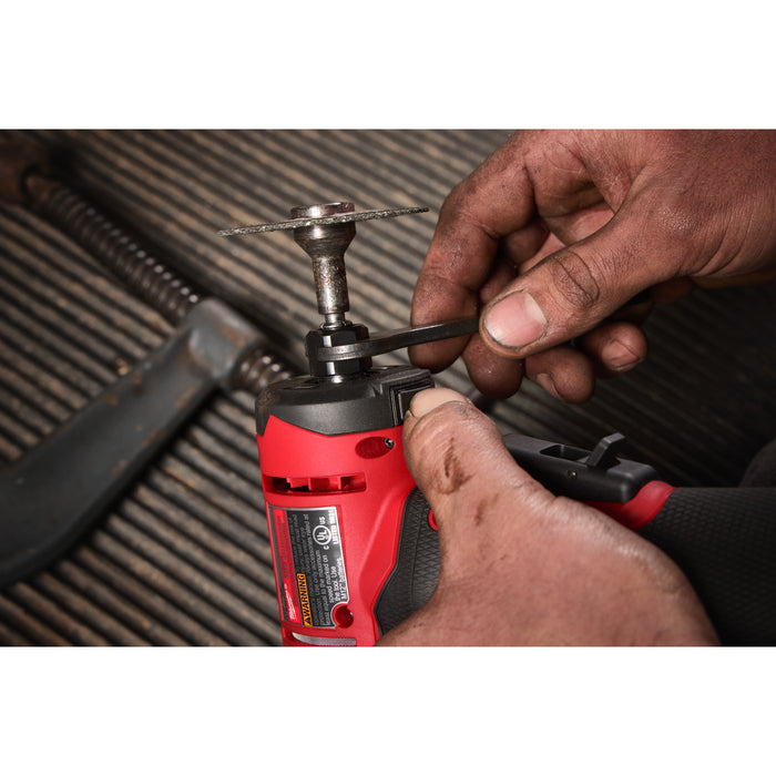 Milwaukee M12FDGA2-0 FUEL Variable Speed Angled Die Grinder - Bare Unit - westbasedirect.com