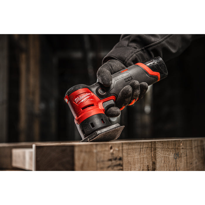 Milwaukee M12FDSS-0B 12V Fuel Brushless Spot Sander with Tool Bag - Bare Unit - westbasedirect.com