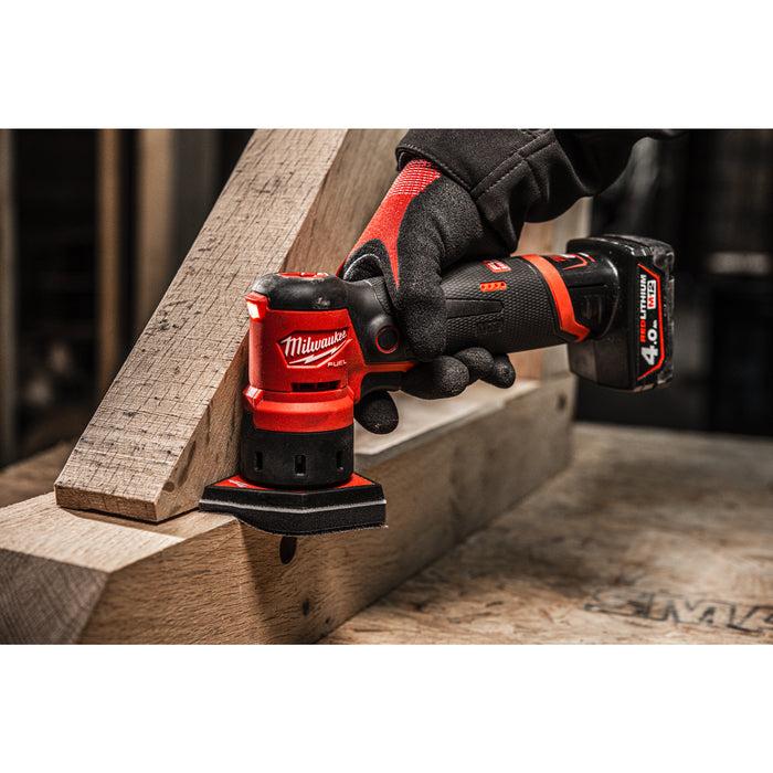 Milwaukee M12FDSS-0B 12V Fuel Brushless Spot Sander with Tool Bag - Bare Unit - westbasedirect.com