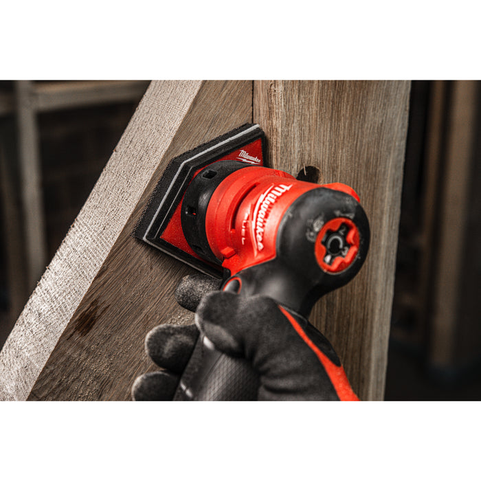 Milwaukee M12FDSS-0B 12V Fuel Brushless Spot Sander with Tool Bag - Bare Unit - westbasedirect.com