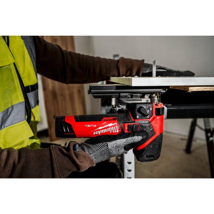 Milwaukee M12FJS-0 12V FUEL Cordless Body Grip Jigsaw - Bare Unit