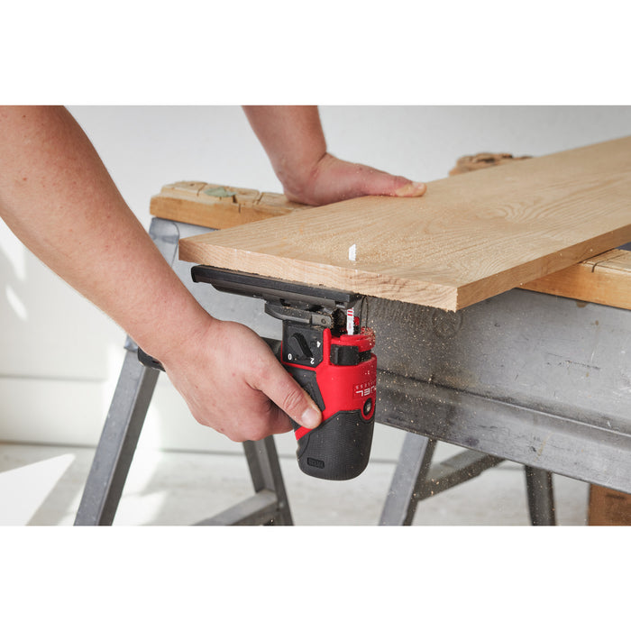 Milwaukee M12FJS-0 12V FUEL Cordless Body Grip Jigsaw - Bare Unit