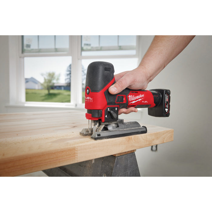 Milwaukee M12FJS-0 12V FUEL Cordless Body Grip Jigsaw - Bare Unit