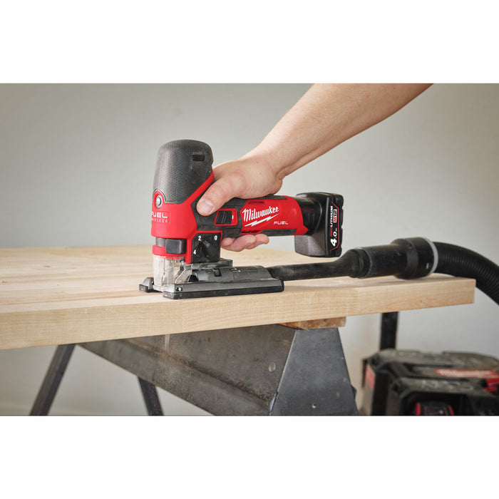 Milwaukee M12FJS-0 12V FUEL Cordless Body Grip Jigsaw - Bare Unit