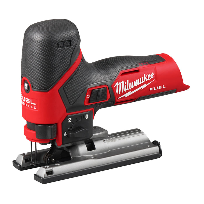 Milwaukee M12FJS-0 12V FUEL Cordless Body Grip Jigsaw - Bare Unit