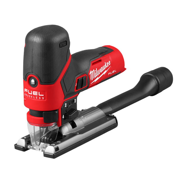 Milwaukee M12FJS-0 12V FUEL Cordless Body Grip Jigsaw - Bare Unit