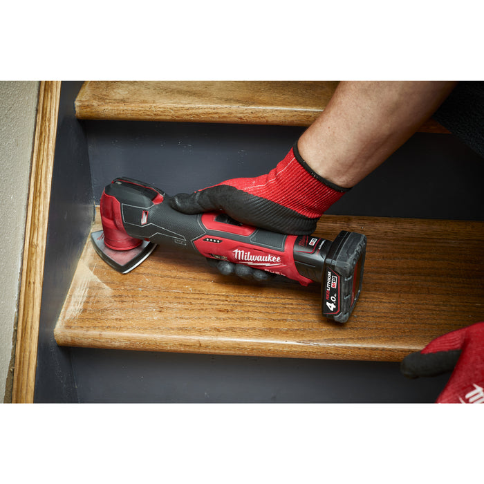 Milwaukee M12FMT-422X 12V FUEL Multi Tool with 1x 4.0Ah Battery, 1x 2.0Ah Battery, Charger & Case - westbasedirect.com