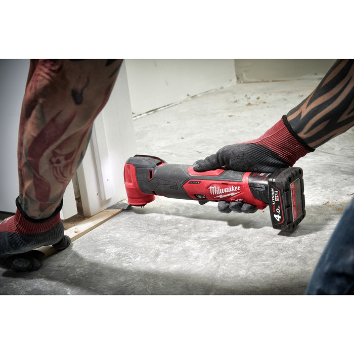 Milwaukee M12FMT-422X 12V FUEL Multi Tool with 1x 4.0Ah Battery, 1x 2.0Ah Battery, Charger & Case - westbasedirect.com