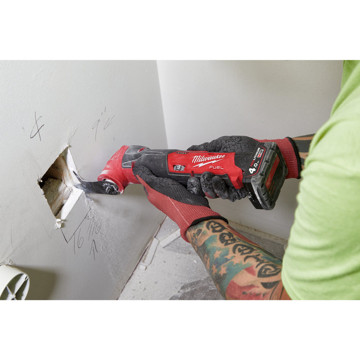 Milwaukee M12FMT-422X 12V FUEL Multi Tool with 1x 4.0Ah Battery, 1x 2.0Ah Battery, Charger & Case - westbasedirect.com