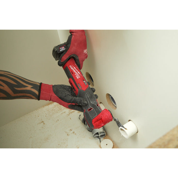 Milwaukee M12FMT-422X 12V FUEL Multi Tool with 1x 4.0Ah Battery, 1x 2.0Ah Battery, Charger & Case - westbasedirect.com